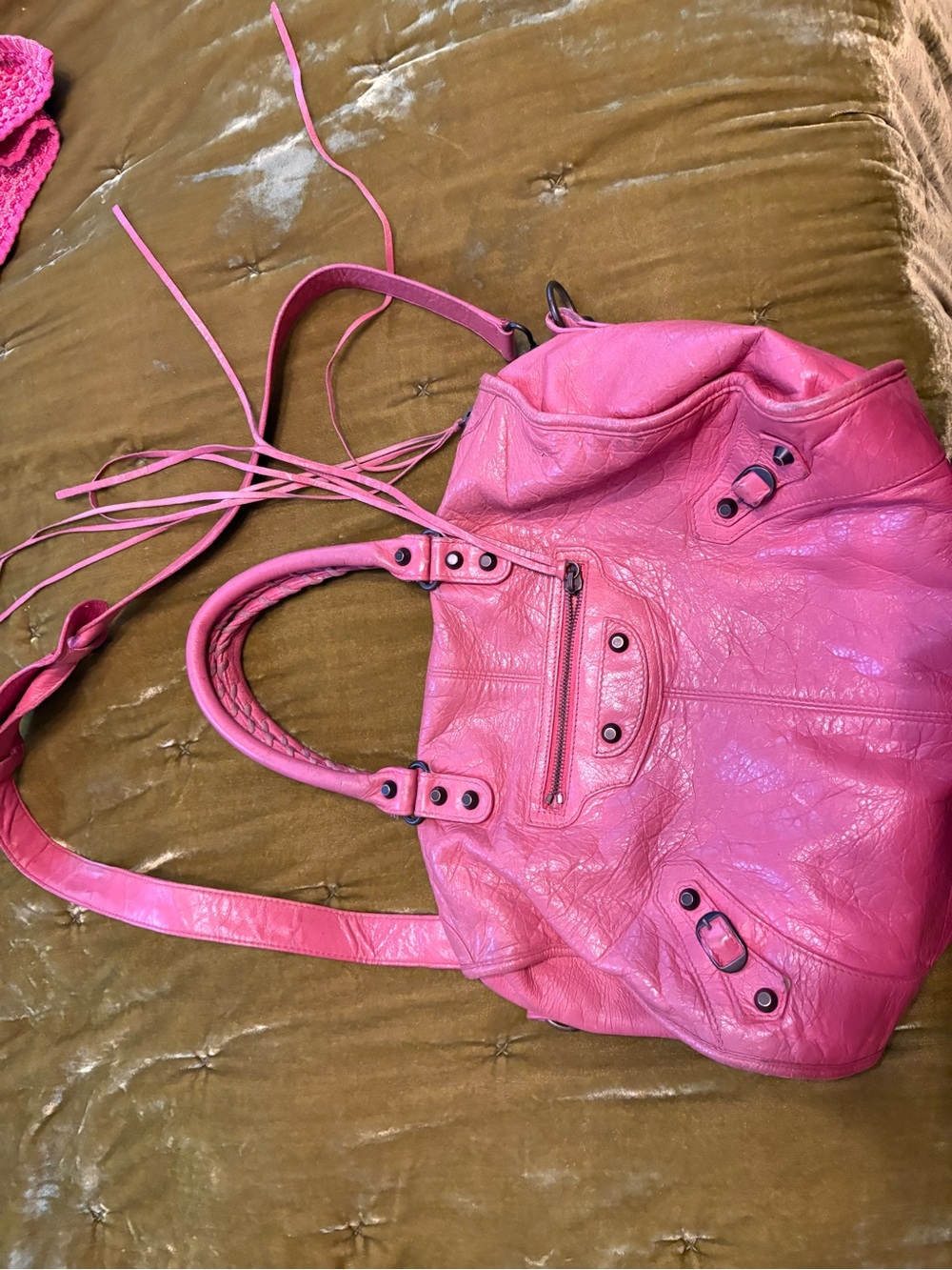 Balenciaga Rose City Bag